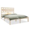 vidaXL Massivholzbett 120x190 cm