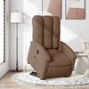vidaXL Relaxsessel mit Aufstehhilfe Elektrisch Braun Stoff