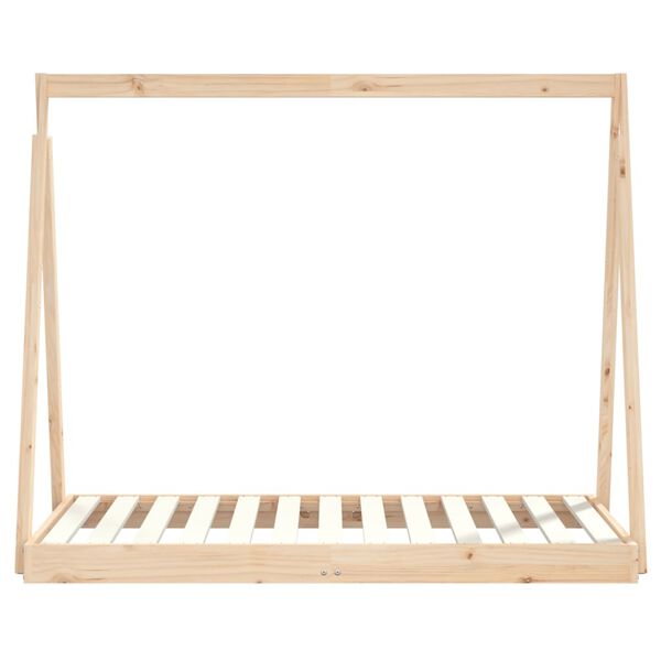 vidaXL Kinderbett 70x140 cm Massivholz Kiefer