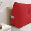 vidaXL R&uuml;cken Kissen Rot 180 x 24 x 50 cm Stoff