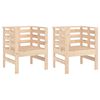 vidaXL Gartenst&uuml;hle 2 Stk. 61,5x53x71 cm Massivholz Kiefer