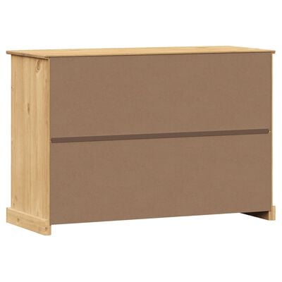 vidaXL Sideboard mit Schubladen VIGO 113x40x75 cm Massivholz Kiefer