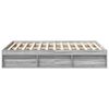 vidaXL Bettgestell Grau Sonoma 140x200 cm
