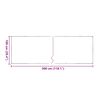 vidaXL Transparente Plane mit Ösen 1x3 m PVC