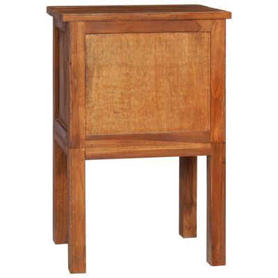 vidaXL Nachttisch 40x35x60 cm Massivholz Teak