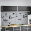 vidaXL Werkzeugschrank-Set 6 pcs Schwarz Pulverbeschichteter Stahl