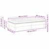 vidaXL Eckbettgestell mit Matratze Sonstiges 2 pcs Hellgrau Samt