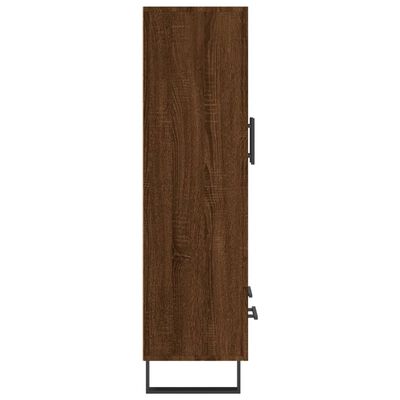 vidaXL Highboard Braun Eichen-Optik 69,5x31x115 cm Holzwerkstoff