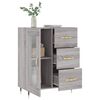 vidaXL Sideboard Grau Sonoma 69,5x34x90 cm Holzwerkstoff