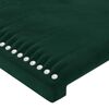 vidaXL Bettgestell ohne Matratze Dunkelgr&uuml;n 90x190 cm Samt