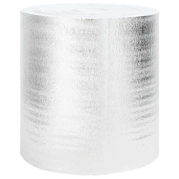 vidaXL Heizk&ouml;rper-Reflektorfolie Silber 5 x 0,5 m Polyethylen