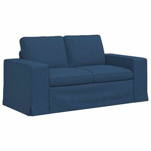 vidaXL Sofa Blau 162 x 80 x 82 cm Stoff