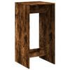 vidaXL Bartisch R&auml;uchereiche 51x50x103,5 cm Holzwerkstoff