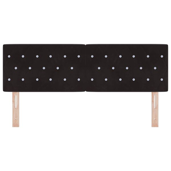 vidaXL Kopfteil mit Kopfteil Schwarz 160 cm Kunstleder