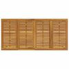 vidaXL Garten Essgruppe 9 pcs Schwarz Massivholz Akazie