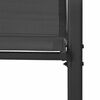 vidaXL Stapelbare Gartenst&uuml;hle 4 Stk. Schwarz Textilene