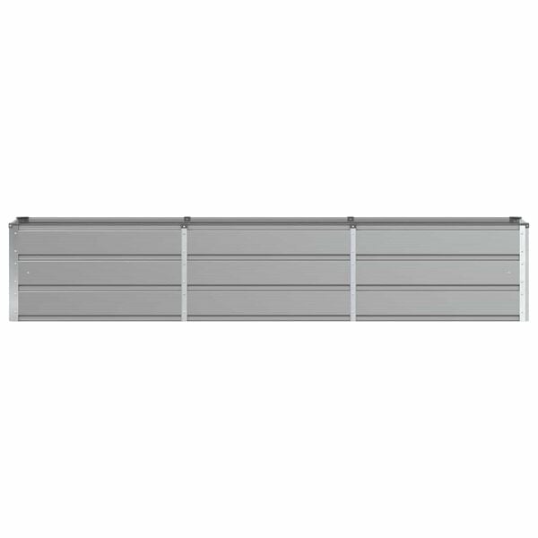 vidaXL Pflanzk&uuml;bel Hellgrau 240 x 40 x 45 cm Stahl