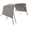 vidaXL 3-Bow Bimini-Top mit Seitenteilen 183x(185-198)x137 cm