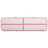 vidaXL Aufblasbare Gymnastikmatte mit Pumpe 600x100x20 cm PVC Rosa