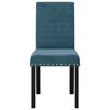 vidaXL Esszimmerst&uuml;hle 6 Stk. Blau Samt
