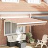 vidaXL Einziehbare Markise Mehrfarbig 300 x 250 cm Stoff und Metall