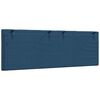 vidaXL Kopfteil-Kissen "Hanko" Blau 140 cm Stoff