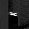 vidaXL Sideboard Schwarz Eichen-Optik 34 x 34,5 x 90 cm Holzwerkstoff