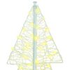 vidaXL Weihnachtsbaum mit 240 LEDs Warmes Weiß 180 cm Acryl