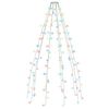 vidaXL Weihnachtsbaum-Lichternetz mit 150 LEDs Mehrfarbig 150 cm