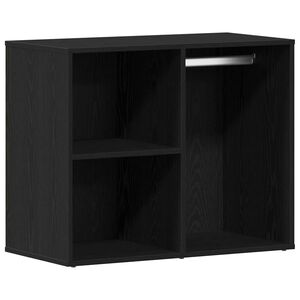 vidaXL Kosmetikschrank mit Regal Schwarz Eichen-Optik 80 x 40 x 65 cm