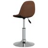 vidaXL Barhocker Braun Stoff