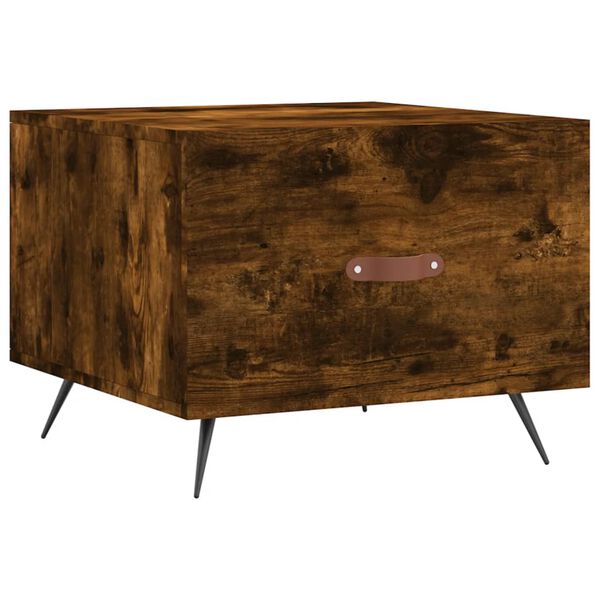 vidaXL Couchtisch R&auml;uchereiche 50x50x40 cm Holzwerkstoff