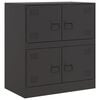 vidaXL Sideboard Schwarz 67x39x73 cm Stahl