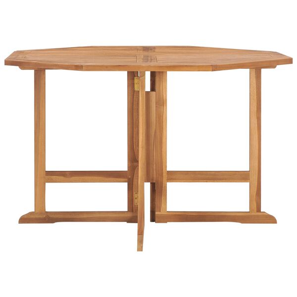 vidaXL Garten-Esstisch Klappbar 120x120x75 cm Massivholz Teak