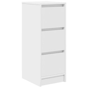 vidaXL Sideboard Wei&szlig; 29,5x34x76 cm Holzwerkstoff