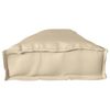 vidaXL Pallet Kissen Set 2 pcs Beige 200 x 40 x 8 cm Oxford Stoff