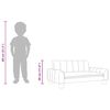 vidaXL Kindersofa Braun 70x45x30 cm Kunstleder
