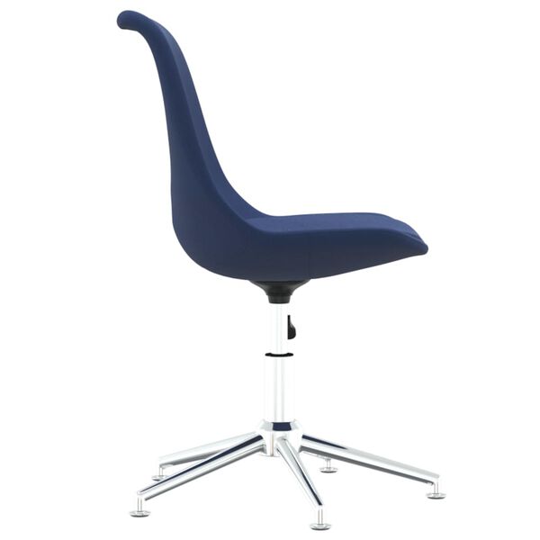 vidaXL B&uuml;rostuhl Drehbar Blau Stoff