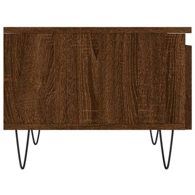 vidaXL Couchtische 2 Stk. Braun Eichen-Optik 50x46x35 cm Holzwerkstoff