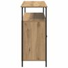 vidaXL Sideboard Artisan-Eiche 100 x 35 x 80 cm Holzwerkstoff