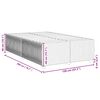 vidaXL Bettgestell ohne Matratze Dunkelgr&uuml;n 120x200 cm Samt