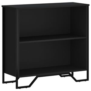 vidaXL B&uuml;cherregal Schwarz 80x31x74,5 cm Holzwerkstoff