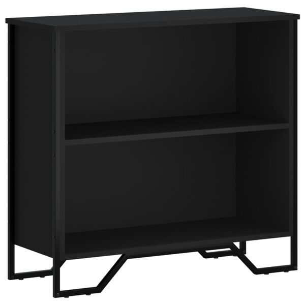 vidaXL B&uuml;cherregal Schwarz 80x31x74,5 cm Holzwerkstoff