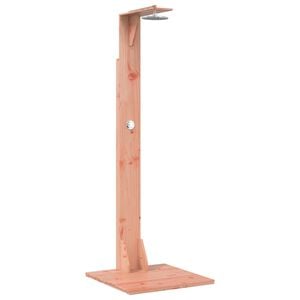 vidaXL Gartendusche 214,5 cm Massives Douglasholz und Edelstahl Natur