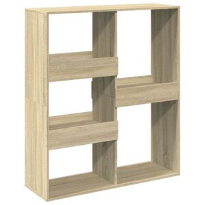 vidaXL B&uuml;cherregal/Raumteiler Sonoma-Eiche 100x33x115 cm
