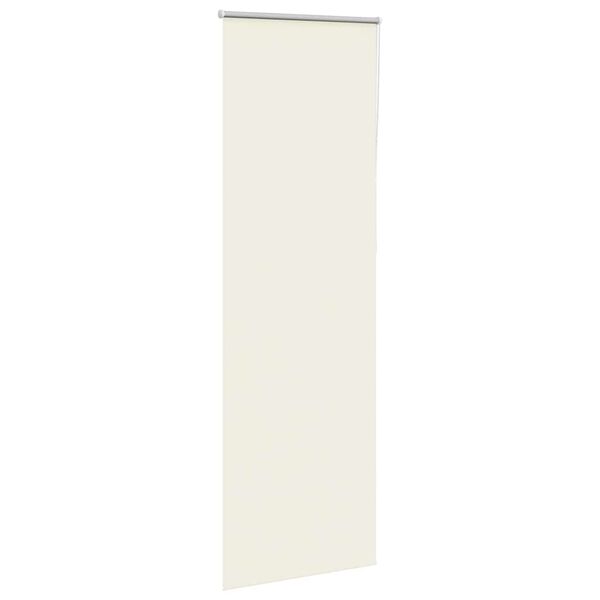 vidaXL Verdunkelungsrollo Cremewei&szlig; 80x210cm Stoffbreite 75,7 cm