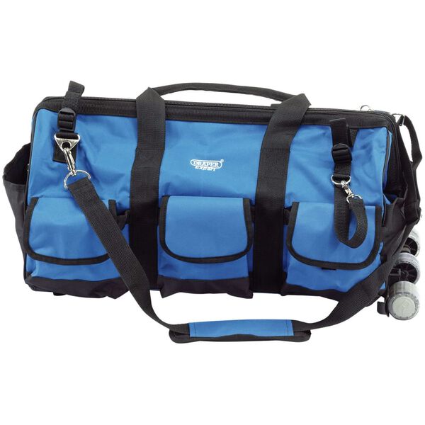 Draper Tools Rollende Werkzeugtasche 60&times;30&times;35 cm Blau und Schwarz 58 L