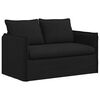 vidaXL Sofa 2 pcs Schwarz