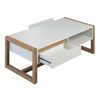 Trendteam Couchtisch Dakota Wei&szlig; und Artisan Eiche