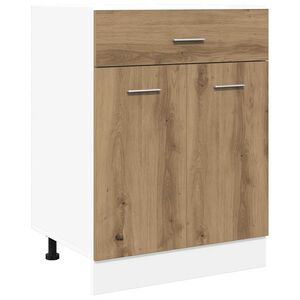 vidaXL Unterschrank Lyon Artisan-Eiche 60x46x81,5 cm Holzwerkstoff